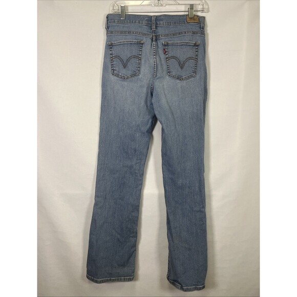 Levi's Jeans Perfectly Slimming 512 Boot Cut Women's 12L Stretch Denim Mid-Rise - Picture 3 of 7